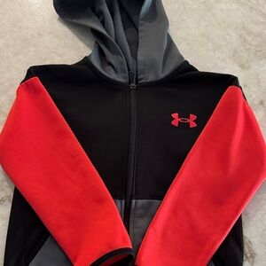 Under Armour Kids' Jacket in Black and Red